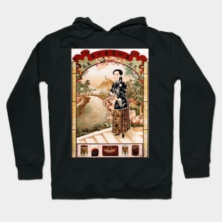 Chinese Brand Cigarettes Cigars Tobacco Xie He Trading Company Vintage Advertising Art Hoodie